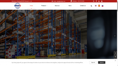 轴承行业英文建站案例