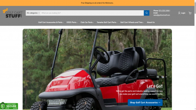 高尔夫球车企业外贸建站案例