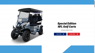 高尔夫球车行业建站案例