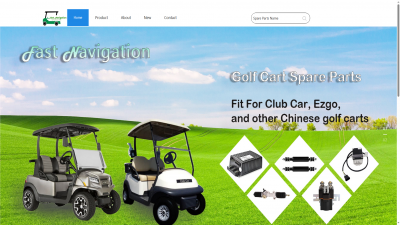 高尔夫球车行业响应式建站案例