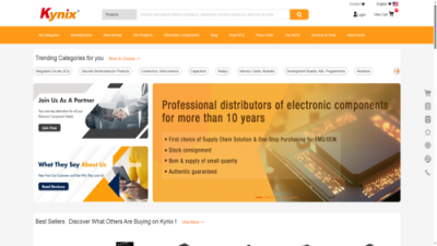 Kynix电子元器件外贸独立站建站案例