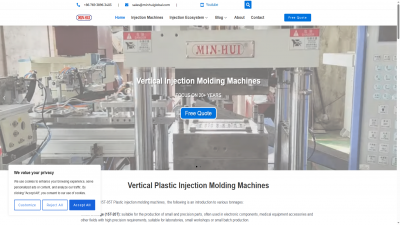 吹瓶机外贸 B2C 独立站建站案例