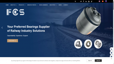 轴承外贸网站定制开发案例