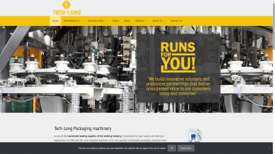 吹瓶机外贸 B2B 独立站建站案例