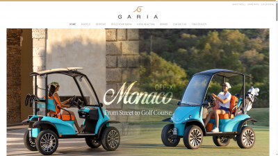 高尔夫球车外贸独立站自适应建站案例