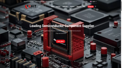 电子元器件英文建站案例