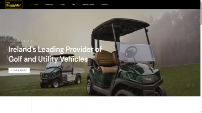 高尔夫球车外贸网站定制开发案例