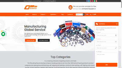 轴承独立站英文建站案例
