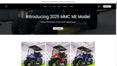 高尔夫球车行业多语言外贸独立站案例